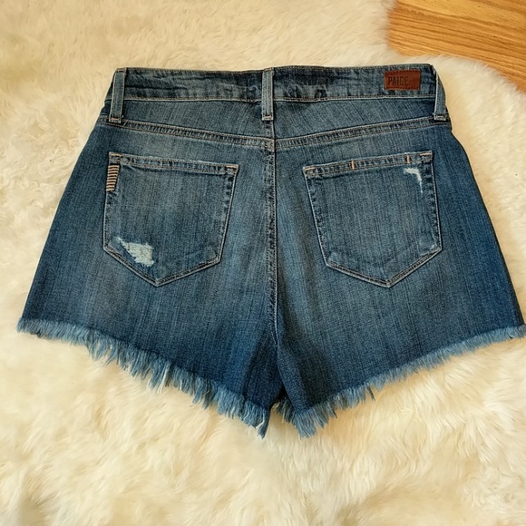 Paige Daryn Cutoff Jean Denim Shorts Cortez - Picture 2 of 4